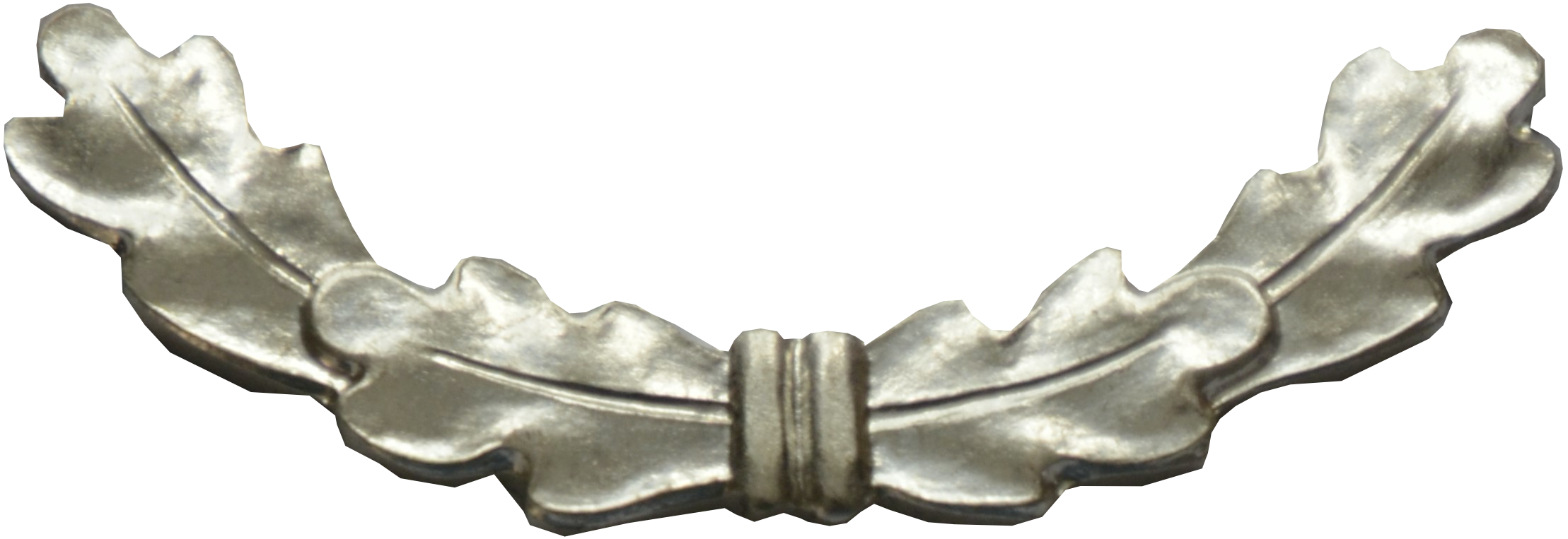 Eichenlaub Silber groß