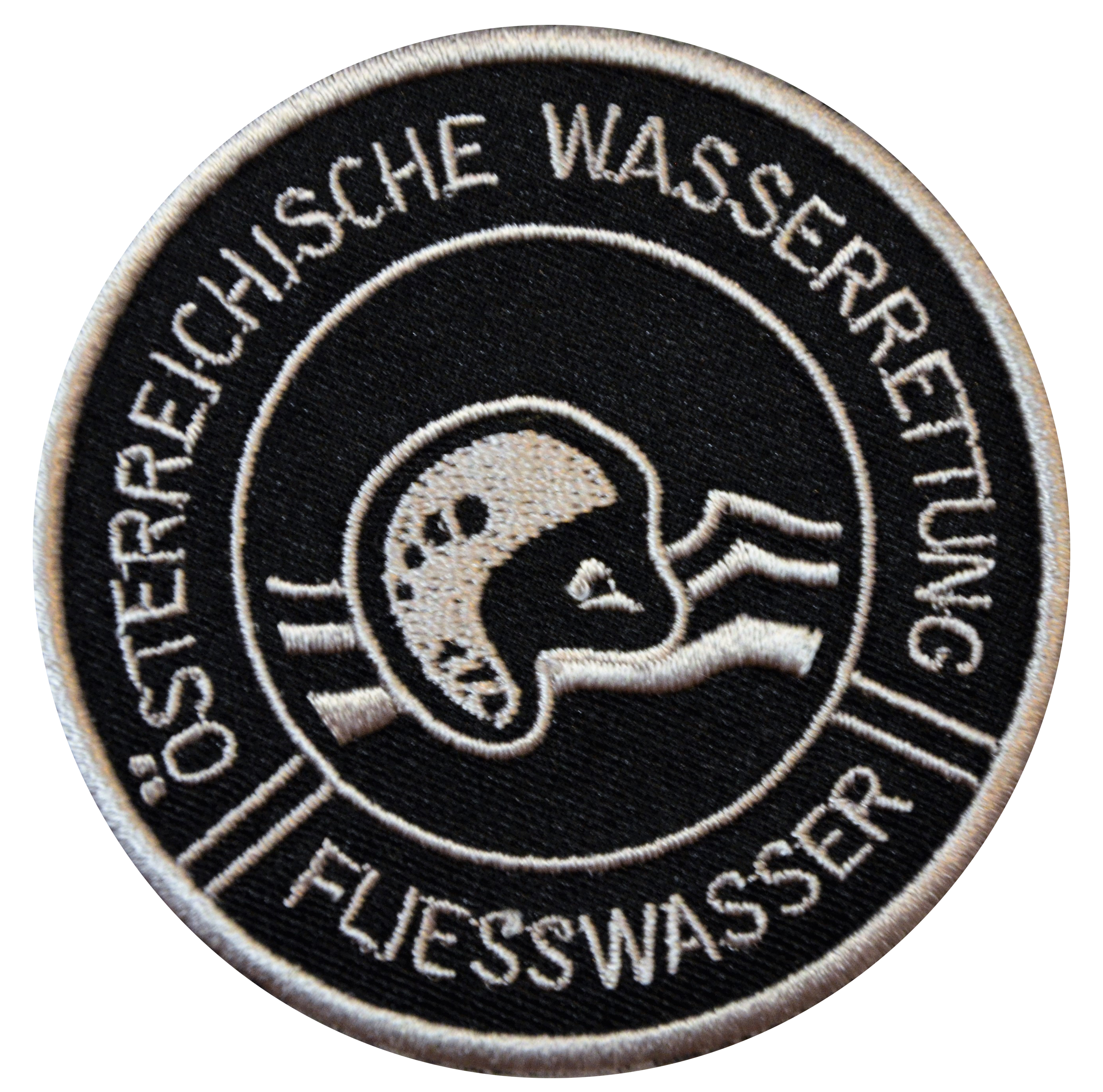 Fließwasser Stoffabzeichen groß