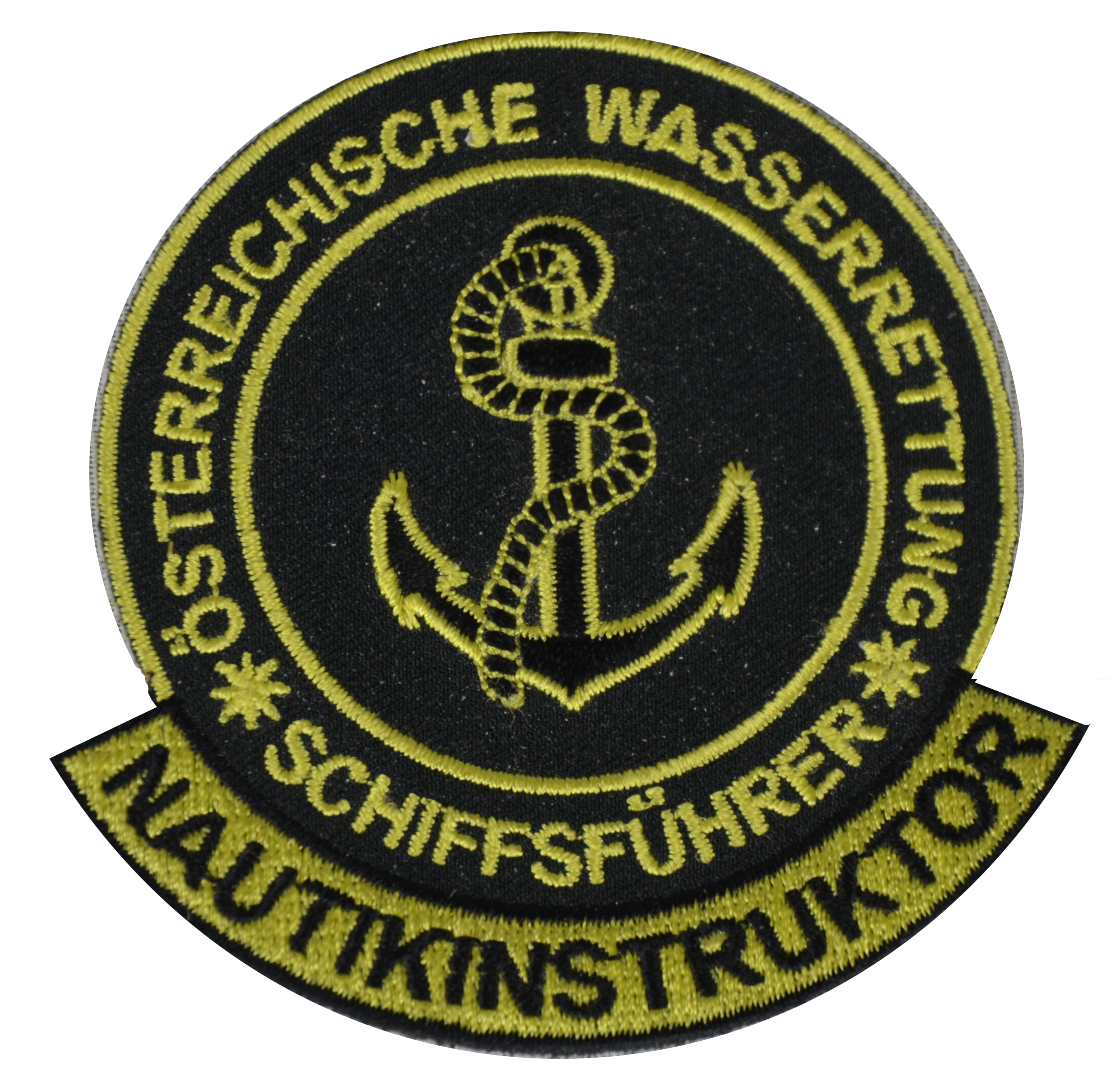 Nautikinstruktor Stoffabzeichen groß