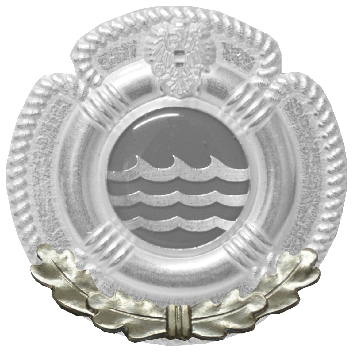 Eichenlaub Silber groß